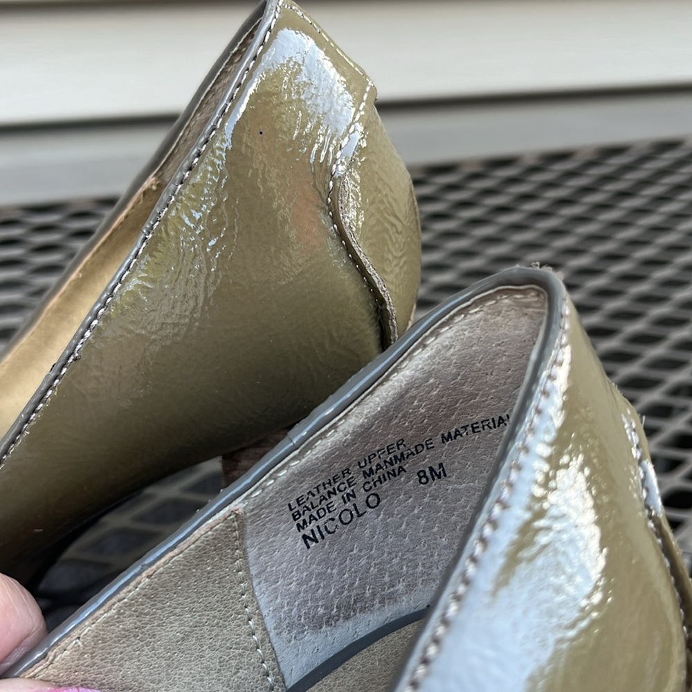 Levity - Nicolo line pumps - stacked block heels - leather size 8 - Picture 7 of 11